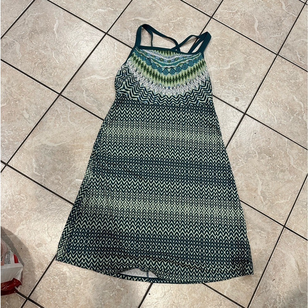 Prana Athletic Dress With Built In Shelf Bra